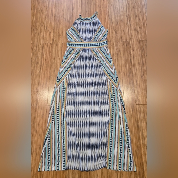 ❤️ London Times Patterned Maxi Dress - Picture 7 of 9